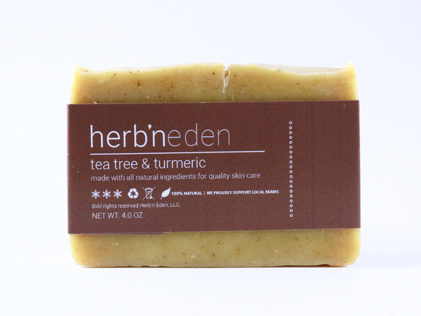 Benefits of Using Our Tea Tree & Turmeric Soap