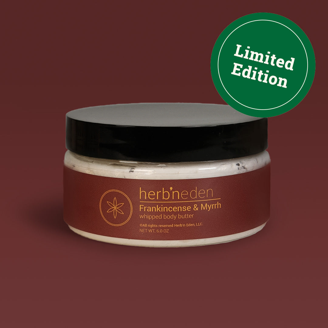 herbneden | limited edition frankincense and myrrh body butter