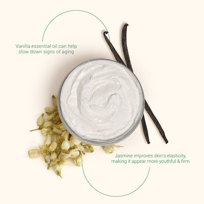 all-natural jasmine & vanilla body butter made with essential oils | herbneden