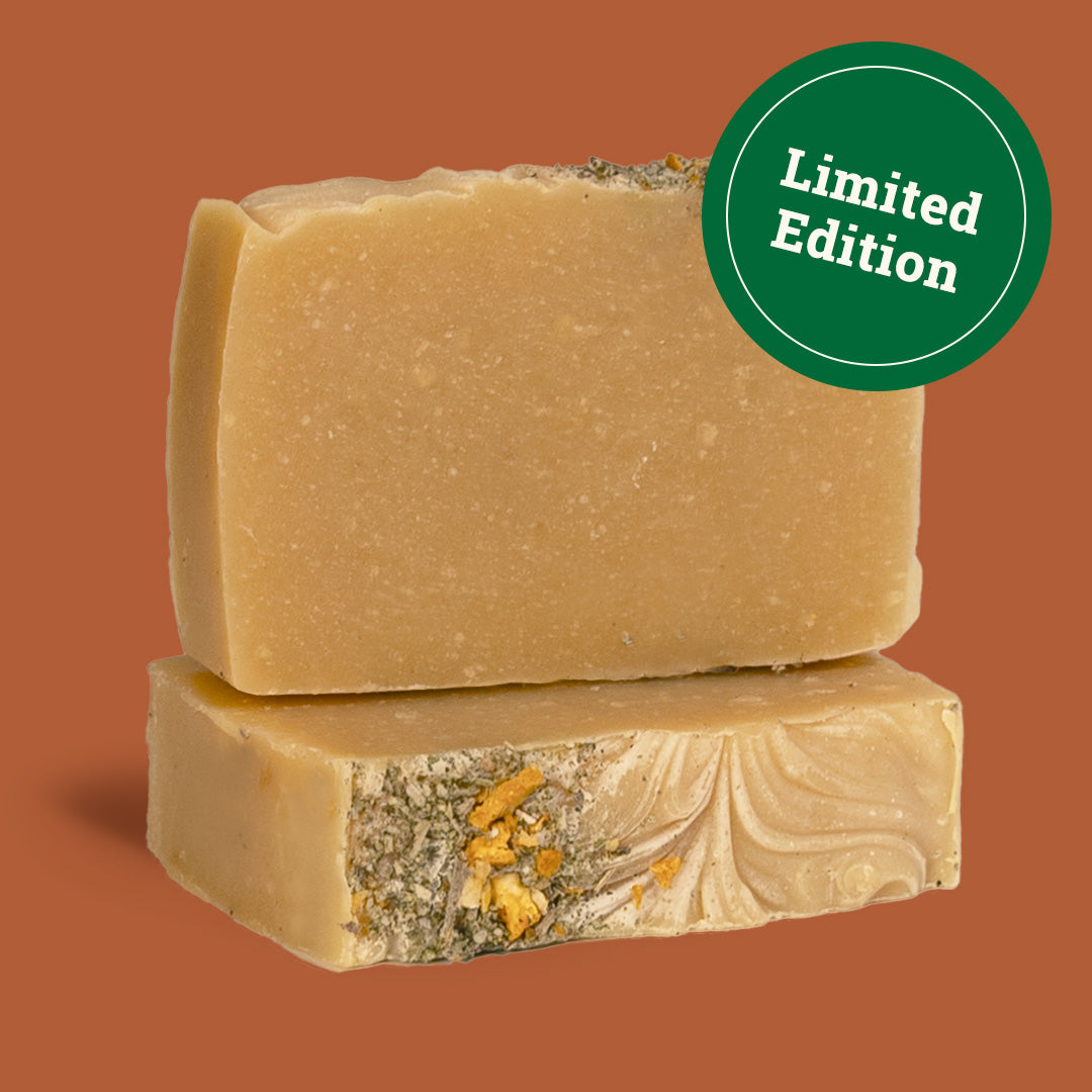 all natural spiced orange & pumpkin limited edition bar soap | herbneden