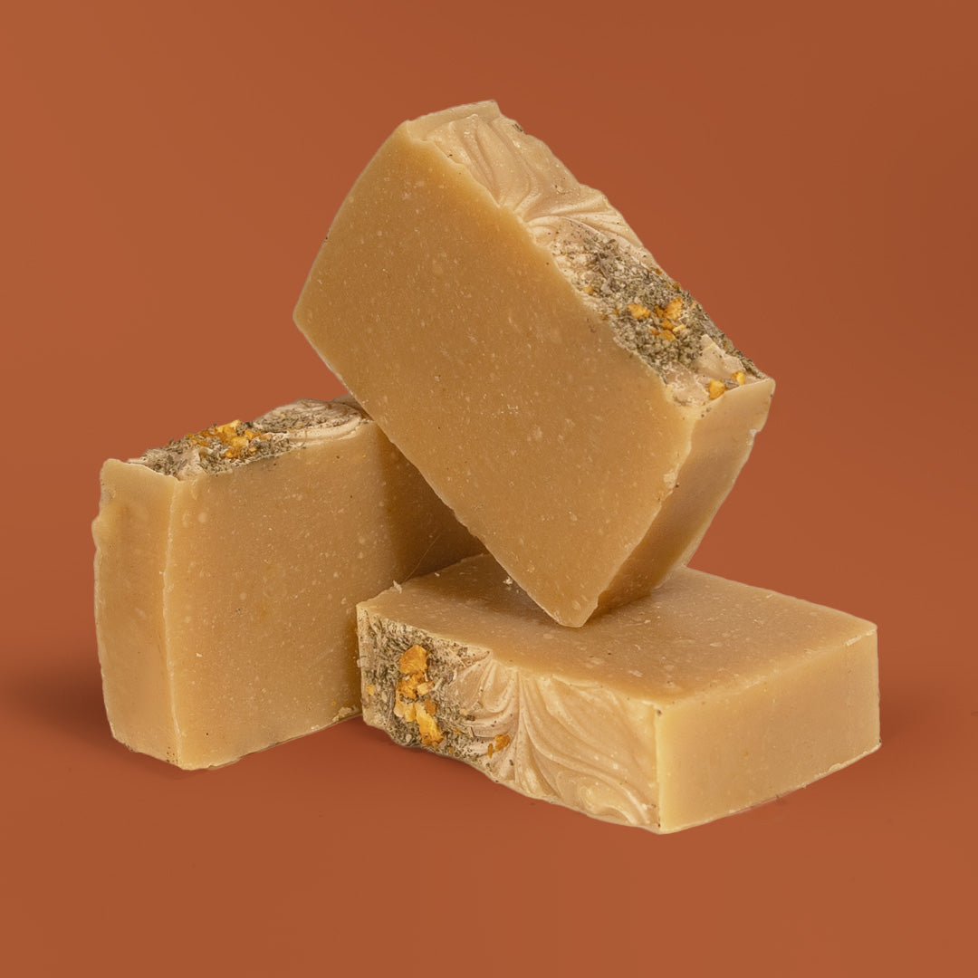 all natural spiced orange & pumpkin limited edition bar soap | herbneden