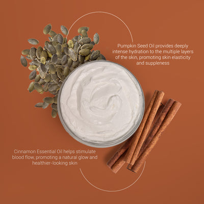 all natural spiced orange & pumpkin limited edition body butter made with natural butters and essential oils | herbneden