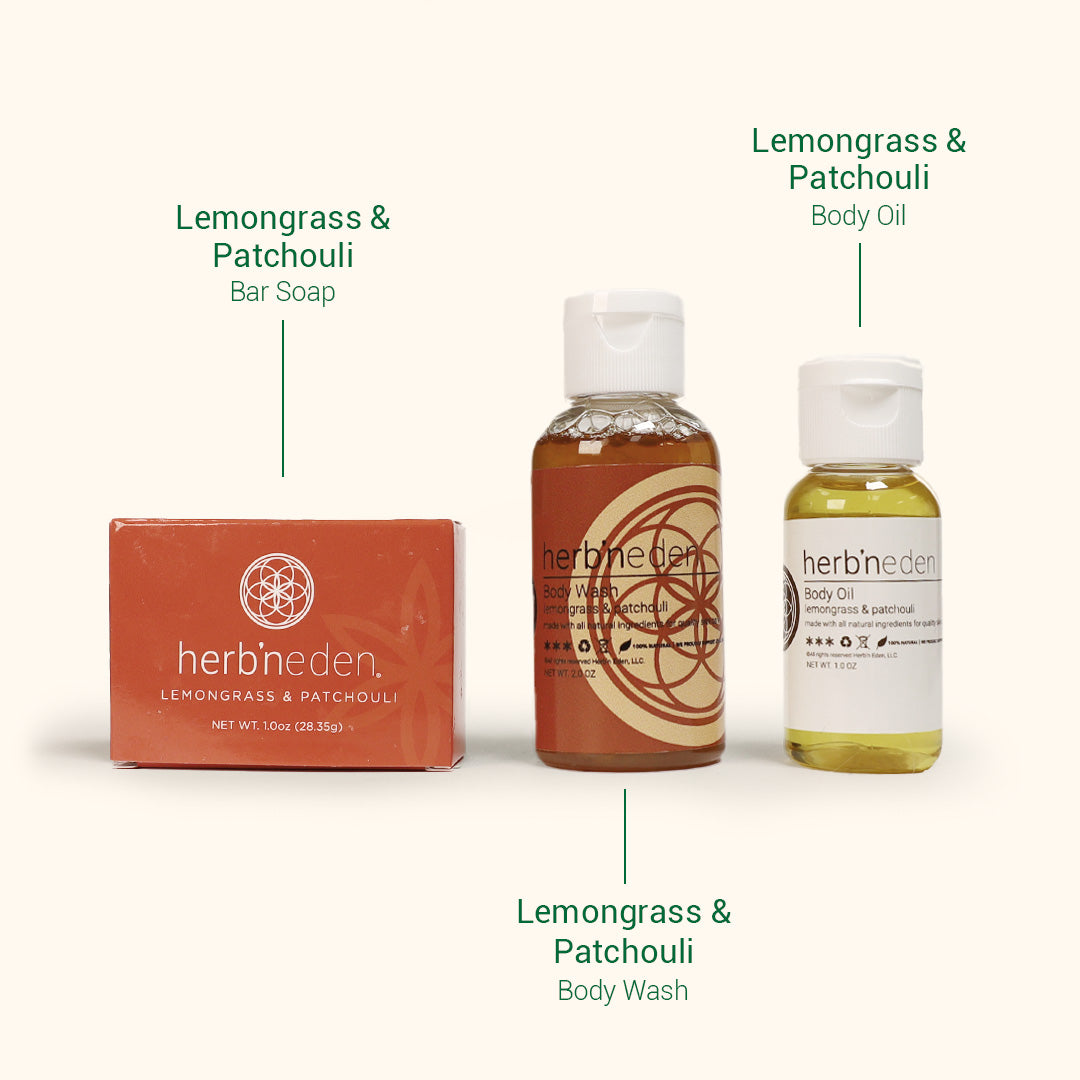 Lemongrass & Patchouli Bodycare Mini Set