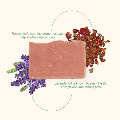 Rosewater Kefir & Lavender Bar Soap