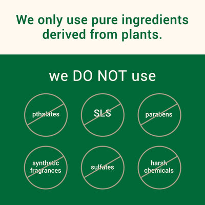 all natural pure ingredients derived from plants | herb'neden