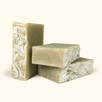 cedarwood and sea clay bar soap with essential oils | herbneden