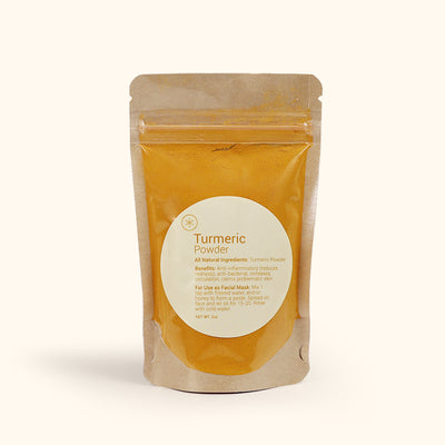 all natural turmeric powder face mask | for glowing, radiant skin | herb'neden