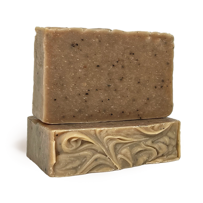 all natural vanilla mint coffee bar soap | herbneden