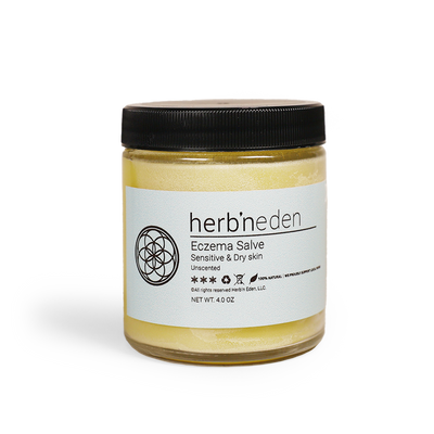 all natural eczema salve to relieve symptoms and restore skin | herbneden