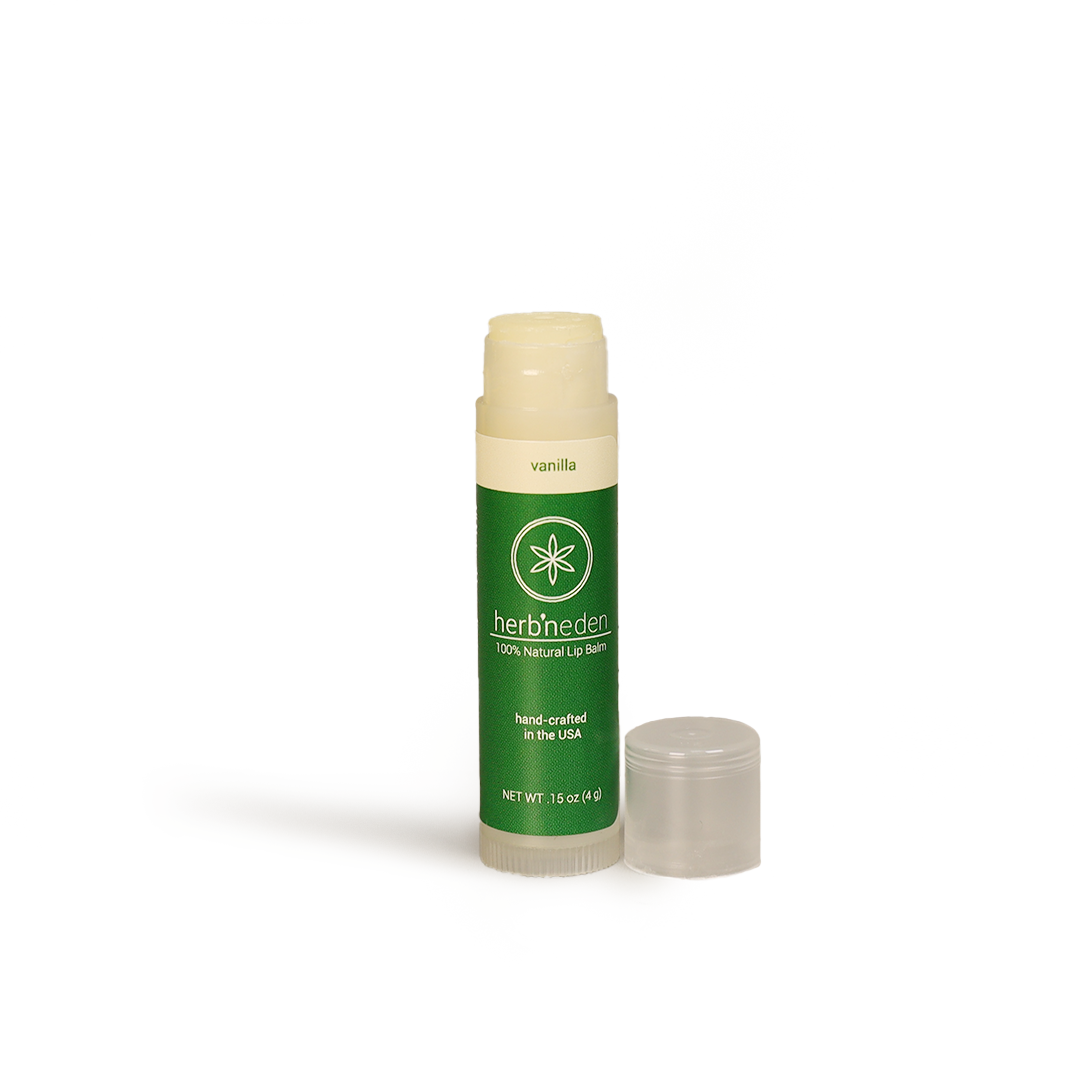 all natural vanilla lip balm | herbneden